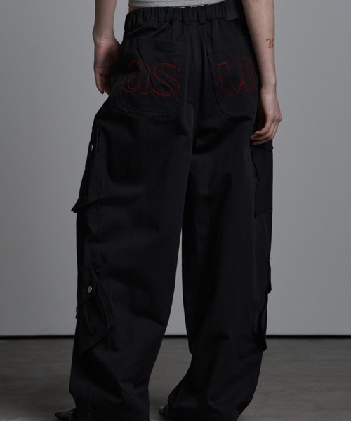 as you are（アズユーアー）の「◇ASYOUARE◇AU パッチ ポケット コットン パンツ AU PATCHED POCKET COTTON PANTS（カーゴパンツ・レディース・チャコール/ブラック・S/M）」の4枚目の写真