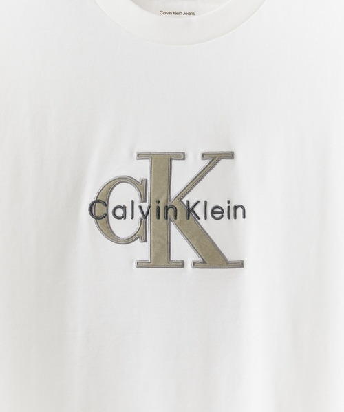 Calvin Klein(カルバン・クライン)の「Calvin Klein/カルバンクライン SS 16S TRICOLOR MONOLOGO GRAPHIC TEE 半袖Tシャツ 秋 秋服 2026年秋冬(Tシャツ/カットソー・メンズ・ホワイト/ブラック/ブルー・M/L/XL)」の11枚目の写真