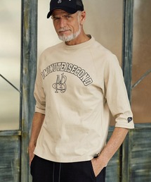 Maison code 13（メゾンコードサーティーン）の「mlt5602-1minute 1second x Maison code 13 collaboration raglan sleeve cut sew ラグランスリーブカットソー(M26S-19)（Tシャツ/カットソー）」