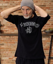 Maison code 13（メゾンコードサーティーン）の「mlt5602-1minute 1second x Maison code 13 collaboration raglan sleeve cut sew ラグランスリーブカットソー(M26S-19)（Tシャツ/カットソー）」