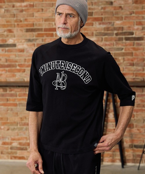 Maison code 13(メゾンコードサーティーン)の「mlt5602-1minute 1second x Maison code 13 collaboration raglan sleeve cut sew ラグランスリーブカットソー(M26S-19)(Tシャツ/カットソー・メンズ・ホワイト/ストーン/ブラック・S/M/L/XL)」の17枚目の写真