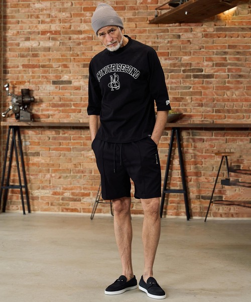 Maison code 13(メゾンコードサーティーン)の「mlt5602-1minute 1second x Maison code 13 collaboration raglan sleeve cut sew ラグランスリーブカットソー(M26S-19)(Tシャツ/カットソー・メンズ・ホワイト/ストーン/ブラック・S/M/L/XL)」の18枚目の写真
