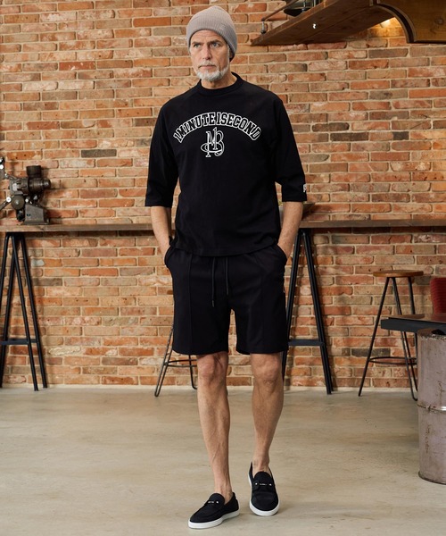 Maison code 13(メゾンコードサーティーン)の「mlt5602-1minute 1second x Maison code 13 collaboration raglan sleeve cut sew ラグランスリーブカットソー(M26S-19)(Tシャツ/カットソー・メンズ・ホワイト/ストーン/ブラック・S/M/L/XL)」の20枚目の写真