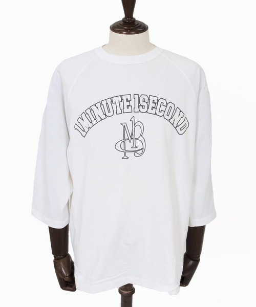 Maison code 13(メゾンコードサーティーン)の「mlt5602-1minute 1second x Maison code 13 collaboration raglan sleeve cut sew ラグランスリーブカットソー(M26S-19)(Tシャツ/カットソー・メンズ・ホワイト/ストーン/ブラック・S/M/L/XL)」の21枚目の写真