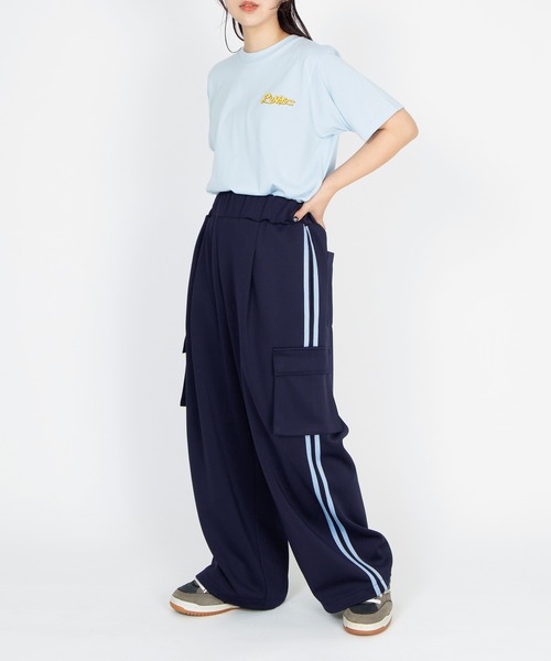 PUNYUS（プニュズ）の「トレーニーTシャツ（Tシャツ/カットソー・レディース・ホワイト/サックスブルー・1/2/3/4/5）」の11枚目の写真