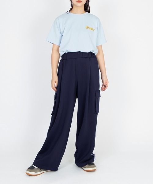 PUNYUS（プニュズ）の「トレーニーTシャツ（Tシャツ/カットソー・レディース・ホワイト/サックスブルー・1/2/3/4/5）」の12枚目の写真