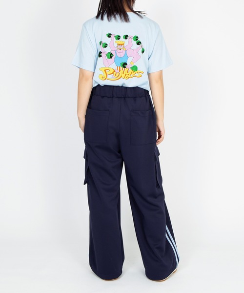 PUNYUS（プニュズ）の「トレーニーTシャツ（Tシャツ/カットソー・レディース・ホワイト/サックスブルー・1/2/3/4/5）」の13枚目の写真