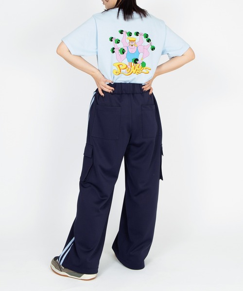 PUNYUS（プニュズ）の「トレーニーTシャツ（Tシャツ/カットソー・レディース・ホワイト/サックスブルー・1/2/3/4/5）」の14枚目の写真