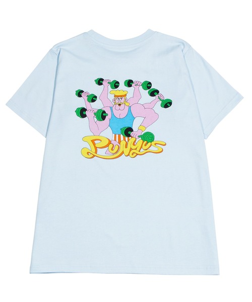 PUNYUS（プニュズ）の「トレーニーTシャツ（Tシャツ/カットソー・レディース・ホワイト/サックスブルー・1/2/3/4/5）」の21枚目の写真