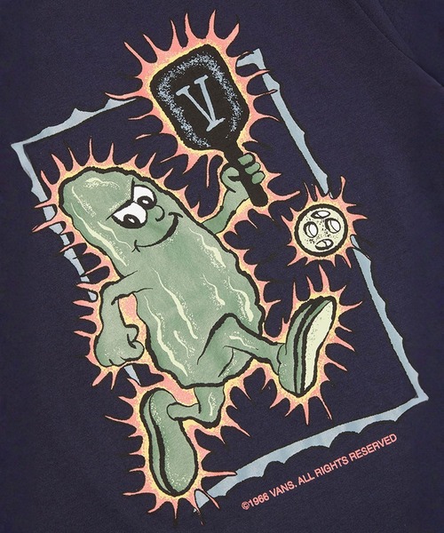 VANS（バンズ）の「キッズ PICKLEBALLER Tシャツ / Pickleballer SS Navy VN000MKNNVY1（Tシャツ/カットソー・キッズ・ネイビー・LARGE/MEDIUM/SMALL）」の4枚目の写真