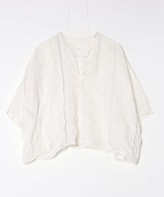 セール】スキッパーネックオパールブラウス（シャツ/ブラウス