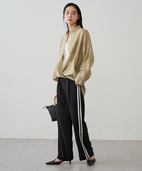 LOUNGEDRESS（ラウンジドレス）の「ラインパンツ（その他パンツ・レディース・ブルー/ブラック・SMALL/MEDIUM）」の5枚目の写真