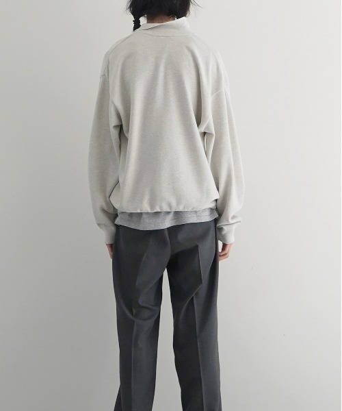 crepuscule（クレプスキュール）の「【EXCLUSIVE】crepuscule Co/ra moss stitch skipper（ニット/セーター・メンズ・ブルー/ヘザーグレー/ブルー系その他/オートミール/ブラウン系その他・1/2）」の8枚目の写真