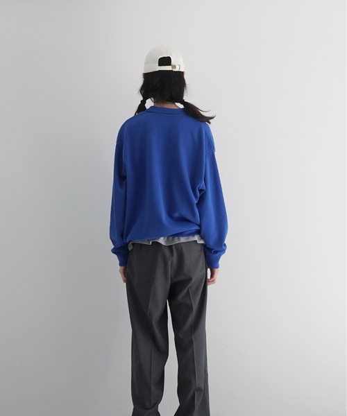 crepuscule（クレプスキュール）の「【EXCLUSIVE】crepuscule Co/ra moss stitch skipper（ニット/セーター・メンズ・ブルー/ヘザーグレー/ブルー系その他/オートミール/ブラウン系その他・1/2）」の11枚目の写真