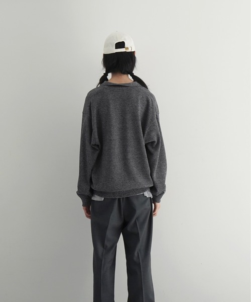 crepuscule（クレプスキュール）の「【EXCLUSIVE】crepuscule Co/ra moss stitch skipper（ニット/セーター・メンズ・ブルー/ヘザーグレー/ブルー系その他/オートミール/ブラウン系その他・1/2）」の15枚目の写真