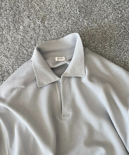 crepuscule（クレプスキュール）の「【EXCLUSIVE】crepuscule Co/ra moss stitch skipper（ニット/セーター・メンズ・ブルー/ヘザーグレー/ブルー系その他/オートミール/ブラウン系その他・1/2）」の19枚目の写真