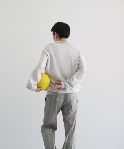 EXCLUSIVE】crepuscule Co/ra moss stitch skipper（ニット/セーター