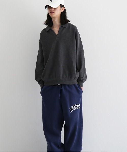EXCLUSIVE】crepuscule Co/ra moss stitch skipper（ニット/セーター