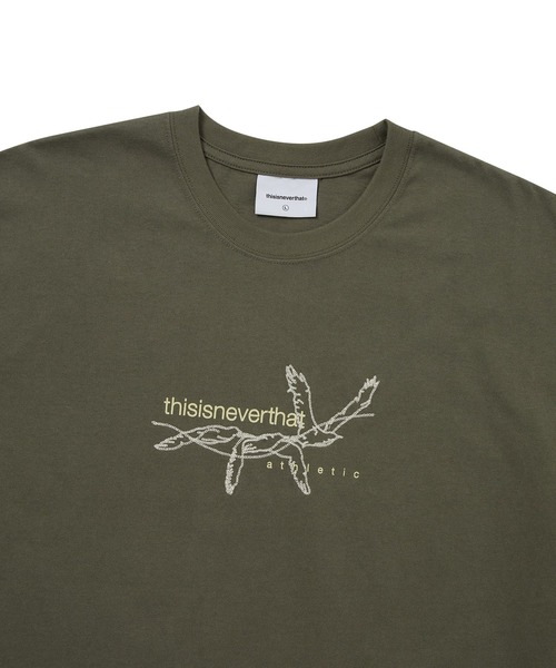 thisisneverthat（ディスイズネバーザット）の「Stitched Birds Tee（Tシャツ/カットソー・メンズ・ベージュ/オリーブ・L/M/S/XL）」の7枚目の写真
