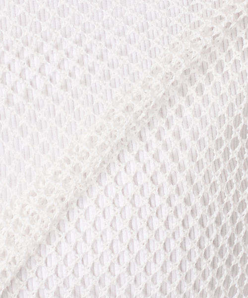 CITYSHOP（シティーショップ）の「MESH Tシャツ（Tシャツ/カットソー・レディース・ブラック/ホワイト・FREE）」の20枚目の写真