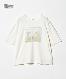 <ST.JOHNS 3RD CLUB>PEANUTS プリントTシャツ 2< Select by EMMEL REFINES >