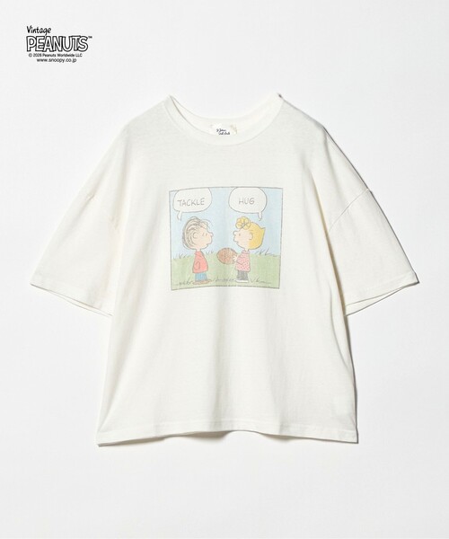St.Johns 3rd club(セントジョンズサードクラブ)の「<ST.JOHNS 3RD CLUB>PEANUTS プリントTシャツ 2< Select by EMMEL REFINES >(Tシャツ/カットソー・レディース・ホワイト・FREE)」の1枚目の写真