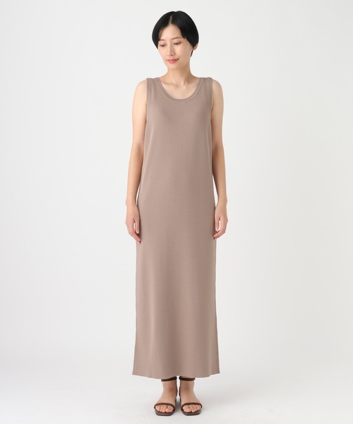 Elura(エルーラ)の「≪接触冷感≫冷感タンクニットワンピース/664890(ワンピース・レディース・ブラック/グレイッシュベージュ・SMALL/MEDIUM)」の11枚目の写真