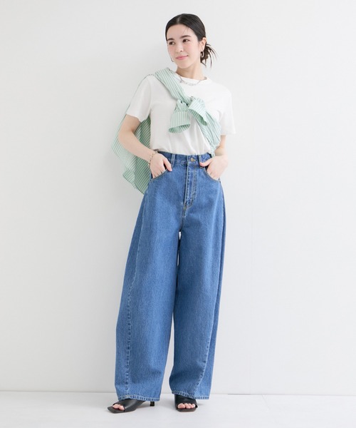 Healthknit（ヘルスニット）の「【Healthknit/ヘルスニット】Crewneck S/S（Tシャツ/カットソー・レディース・ライトグレー/ホワイト/ブラック系その他・FREE）」の8枚目の写真