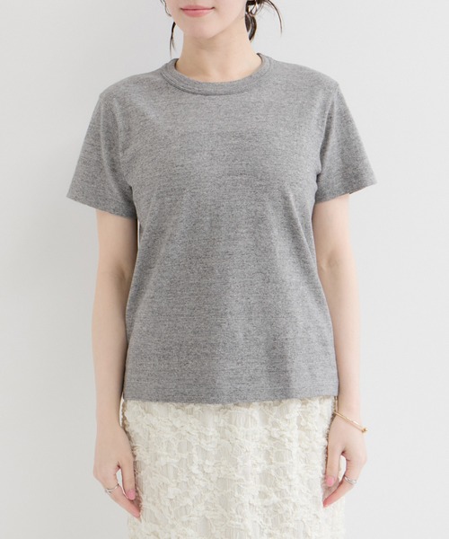 Healthknit（ヘルスニット）の「【Healthknit/ヘルスニット】Crewneck S/S（Tシャツ/カットソー・レディース・ライトグレー/ホワイト/ブラック系その他・FREE）」の11枚目の写真