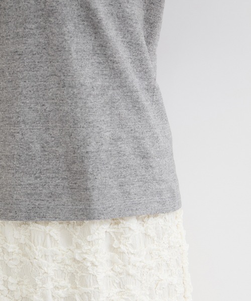Healthknit（ヘルスニット）の「【Healthknit/ヘルスニット】Crewneck S/S（Tシャツ/カットソー・レディース・ライトグレー/ホワイト/ブラック系その他・FREE）」の16枚目の写真