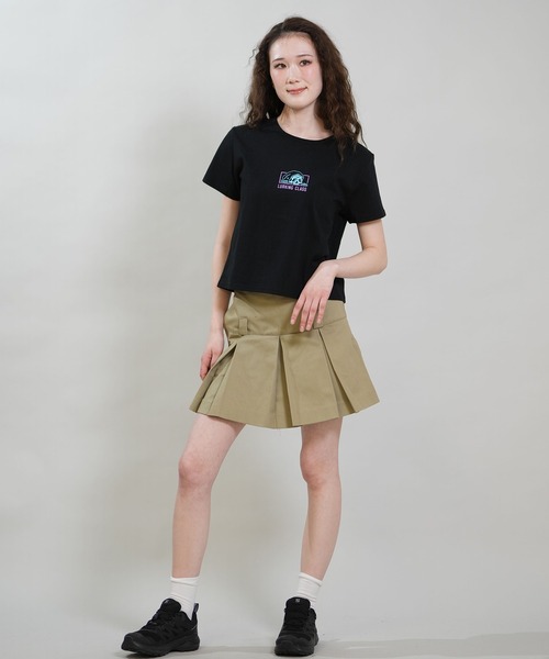 LURKING CLASS(ラーキングクラス)の「【ムラサキスポーツ限定】LURKING CLASS/ラーキングクラス 半袖 Tシャツ クロップド丈 BOX LURKER MINI S/S TEE ST26STM01W(Tシャツ/カットソー・レディース・ホワイト/ブラック・L/M)」の11枚目の写真