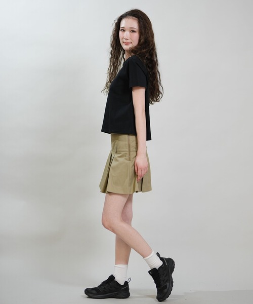 LURKING CLASS(ラーキングクラス)の「【ムラサキスポーツ限定】LURKING CLASS/ラーキングクラス 半袖 Tシャツ クロップド丈 BOX LURKER MINI S/S TEE ST26STM01W(Tシャツ/カットソー・レディース・ホワイト/ブラック・L/M)」の12枚目の写真
