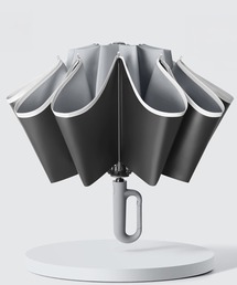 MKD.ZAKKA（エムケーディーザッカ）の「晴雨兼用 ワンタッチ カラビナ傘 / 逆さ閉じタイプ（折りたたみ傘）」