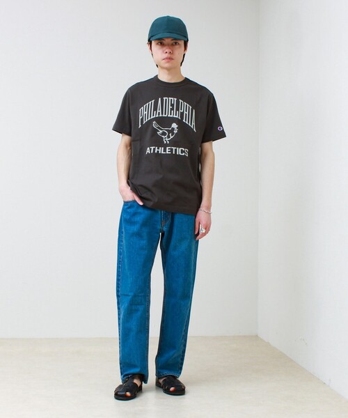 Champion(チャンピオン)の「【Champion/チャンピオン】PHILADELPHIA PRINT S/S(Tシャツ/カットソー・メンズ・チャコールグレー/ホワイト/グリーン・M/L)」の17枚目の写真
