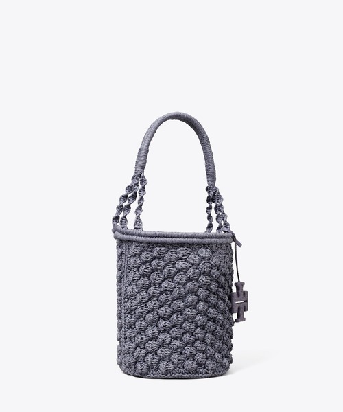TORY BURCH(トリーバーチ)の「エラ ハンドクロシェ ポップコーン バケットバッグ(ショルダーバッグ・レディース・ダークブラウン/ライム/ベージュ・ONE SIZE)」の15枚目の写真