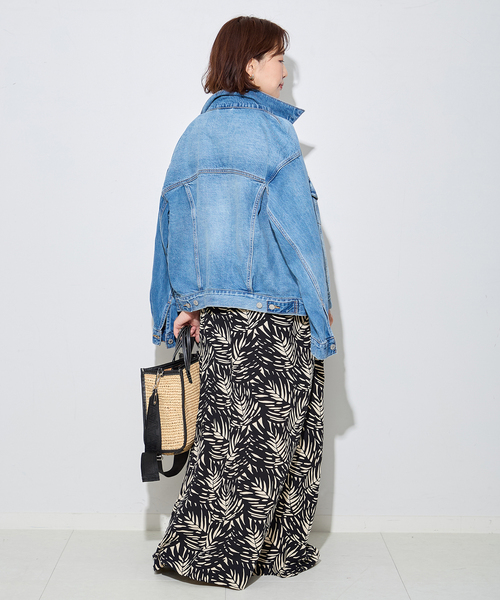 journal standard L'essage（ジャーナルスタンダードレサージュ）の「【LUSANA / ルサーナ】JEN DRESS：ワンピース（ワンピース・レディース・ブラックミックス・SMALL）」の4枚目の写真