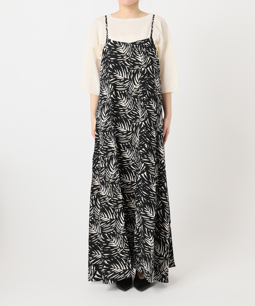 journal standard L'essage（ジャーナルスタンダードレサージュ）の「【LUSANA / ルサーナ】JEN DRESS：ワンピース（ワンピース・レディース・ブラックミックス・SMALL）」の8枚目の写真