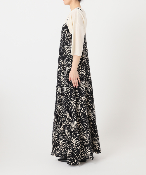 journal standard L'essage（ジャーナルスタンダードレサージュ）の「【LUSANA / ルサーナ】JEN DRESS：ワンピース（ワンピース・レディース・ブラックミックス・SMALL）」の9枚目の写真