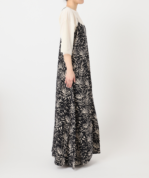 journal standard L'essage（ジャーナルスタンダードレサージュ）の「【LUSANA / ルサーナ】JEN DRESS：ワンピース（ワンピース・レディース・ブラックミックス・SMALL）」の11枚目の写真