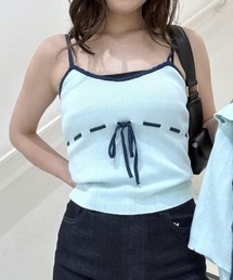 MOUSSY（マウジー）の「STITCH DETAIL カーディガン&キャミソール（ニット/セーター）」