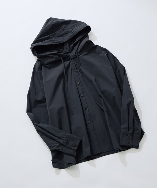 ear PAPILLONNER(イアパピヨネ)の「シャツパーカー【SUM1 STYLE】(シャツ/ブラウス・レディース・ブラック/ホワイト/レモンイエロー・FREE)」の21枚目の写真