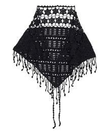 Ameri（アメリ）の「FLOWER MOTIF KNIT SCARF（ストール/ショール）」