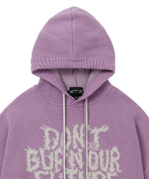 AJOBYAJO（アジョバイアジョ）の「[PBA] DBOF Wool Knit Hoodie [PINK]（ニット/セーター・レディース・その他・SMALL/LARGE/X-LARGE）」の3枚目の写真