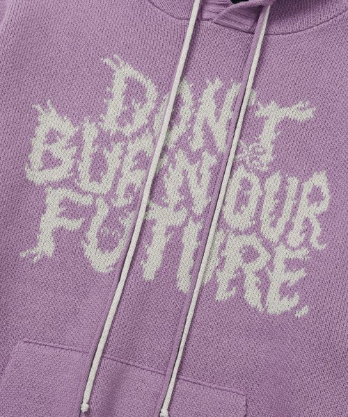 AJOBYAJO（アジョバイアジョ）の「[PBA] DBOF Wool Knit Hoodie [PINK]（ニット/セーター・レディース・その他・SMALL/LARGE/X-LARGE）」の4枚目の写真