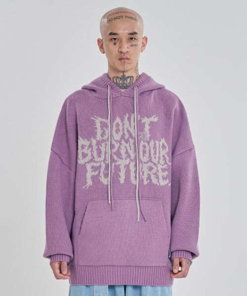 AJOBYAJO（アジョバイアジョ）の「[PBA] DBOF Wool Knit Hoodie [PINK]（ニット/セーター・レディース・その他・SMALL/LARGE/X-LARGE）」の8枚目の写真