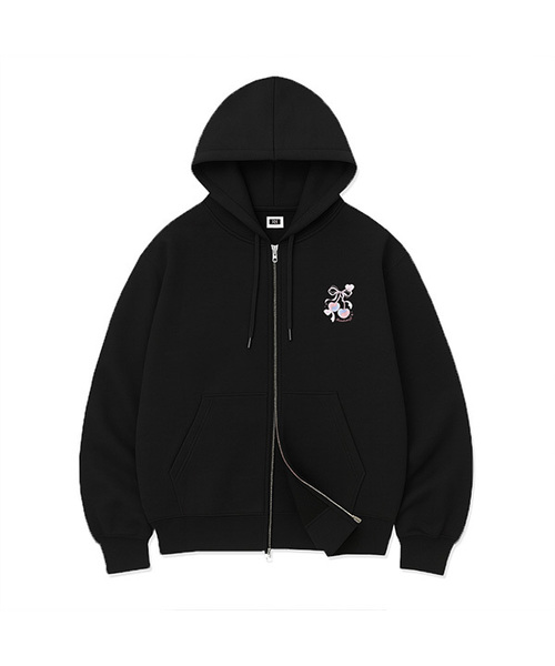 CHERRY OFF OVER FIT 2‑WAY ZIP‑UP (2 цвета)
