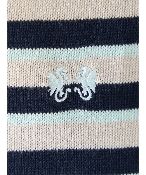McGREGOR(マックレガー)の「コットンボーダーニット(ニット/セーター・レディース・ネイビー/ミント/サンドグレー・L/M)」の13枚目の写真