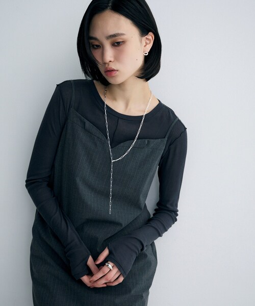 COCOSHNIK ONKITSCH（ココシュニックオンキッチュ）の「シルバー オープンニュアンスピアス（ピアス（両耳用）・レディース・シルバー・00）」の8枚目の写真