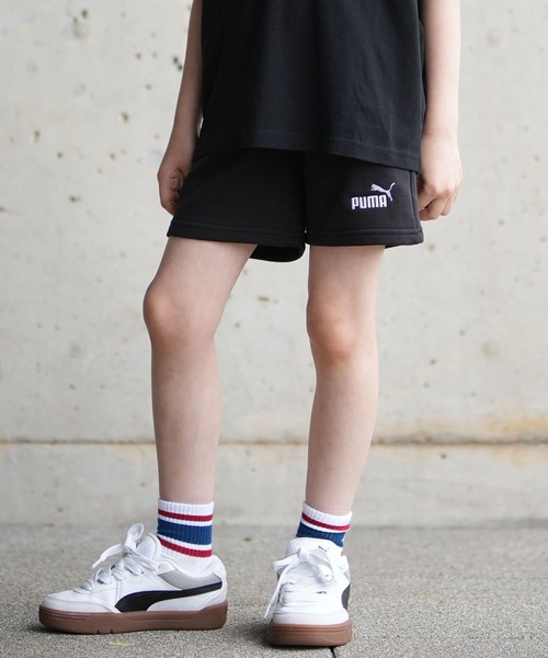 PUMA(プーマ)の「PUMA/プーマ キッズ ショーツ ワンポイント ロゴ 687860(その他パンツ・キッズ・ブラック・130cm/140cm/150cm/160cm)」の1枚目の写真