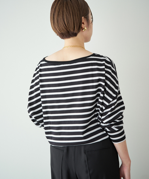 plage(プラージュ)の「R’IAM FEMININE Tシャツ(Tシャツ/カットソー・レディース・ブルー系その他/ブラック/ホワイト・FREE)」の12枚目の写真